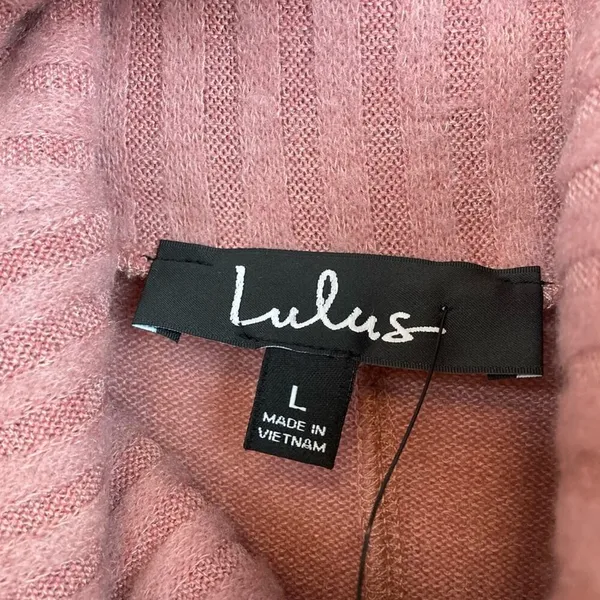 NWT * LULU'S Autumn Daze Mauve Pink Cowl Neck Long Sleeve Sweater Dress - Image 11