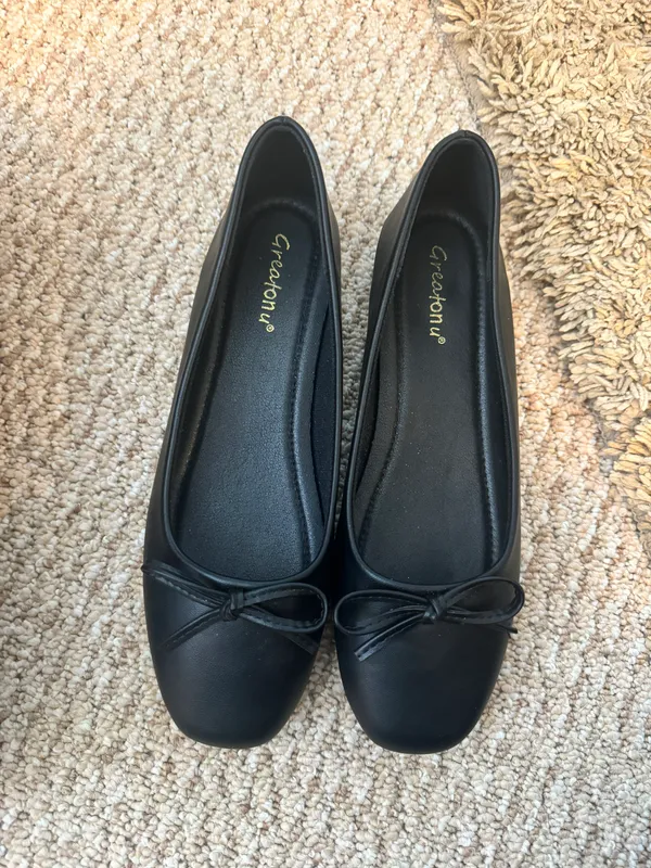 Black Flats Size 8 - Image 6