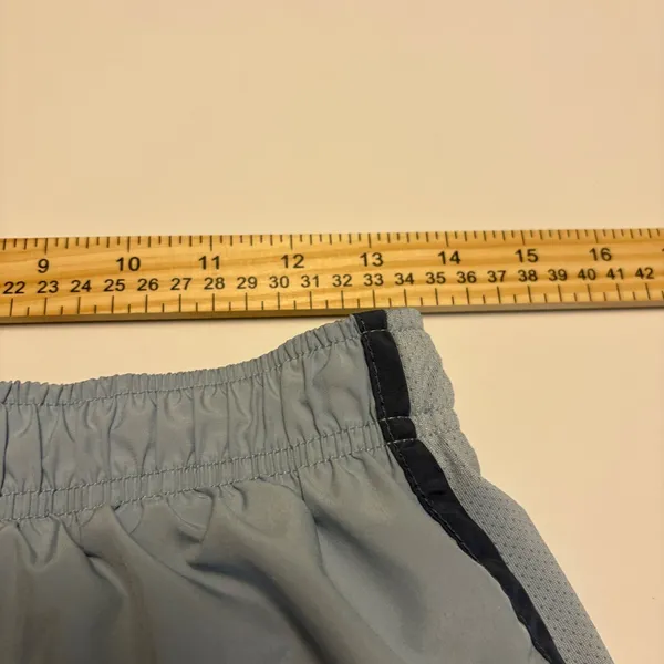 Nike Dri-FIT Tempo Running Shorts Women Large Blue Mesh Trim Activewear - Image 6