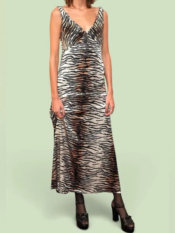 Alexa Chung for Marks & Spencer Animal Print Midi Dress - Image 2