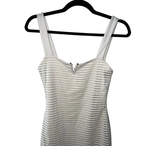 Good American Sheer Mesh Midi Dress - Image 4
