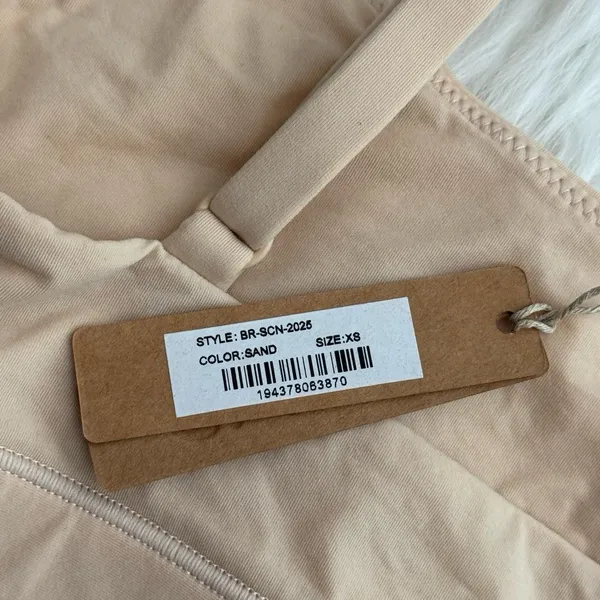 Skims Fits Everybody Scoop Neck Bralette Sand Size XS - Image 6