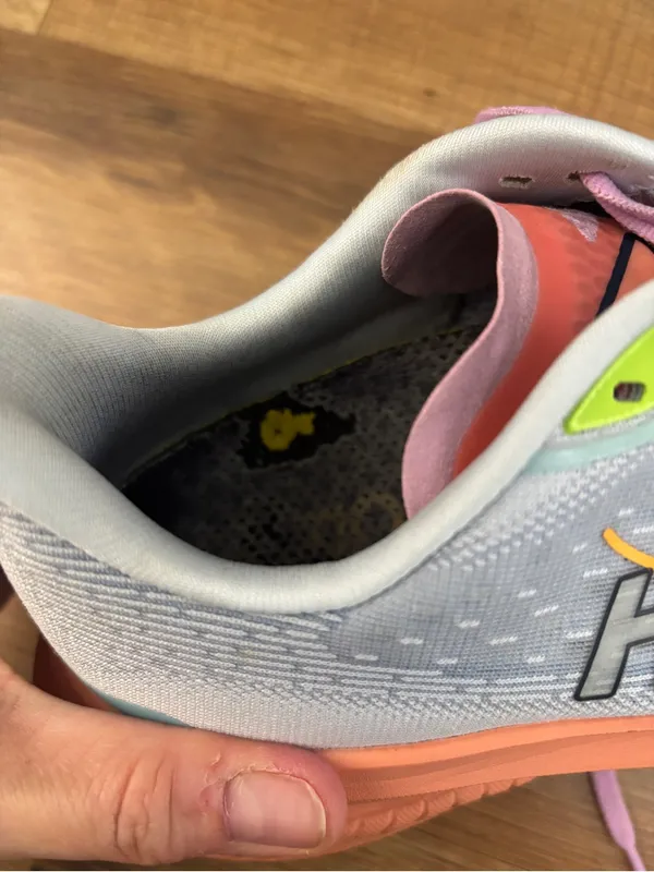 Hoka Mach 6 Athletic Running Shoes Pink Light Blue Women’s - Image 2