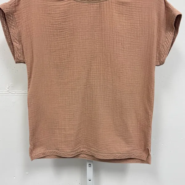 Faherty Dream Organic Cotton Gauze T-Shirt Minimalist Lightweight‎ Summer Top XS - Image 6