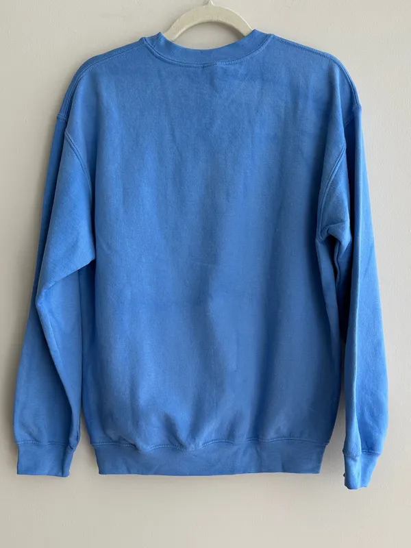 Hawaii Live Aloha Gildan Hibiscus Embroidered Sweatshirt, Blue, Size Medium - Image 14
