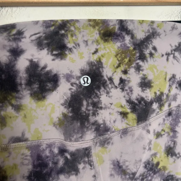 LULULEMON- Align High Rise Pant 28” Radial Tie Dye Mauve Grey Size 16 - Image 5