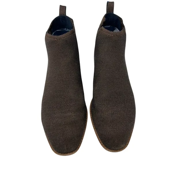Rothy’s Merino Wool Chocolate Brown Knit Chelsea Booties 9 - Image 3