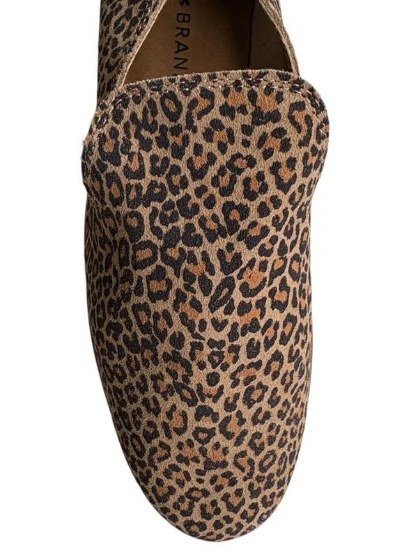 Like New Lucky Brand Leather Cahill Loafers Leopard Size 8 - Image 3