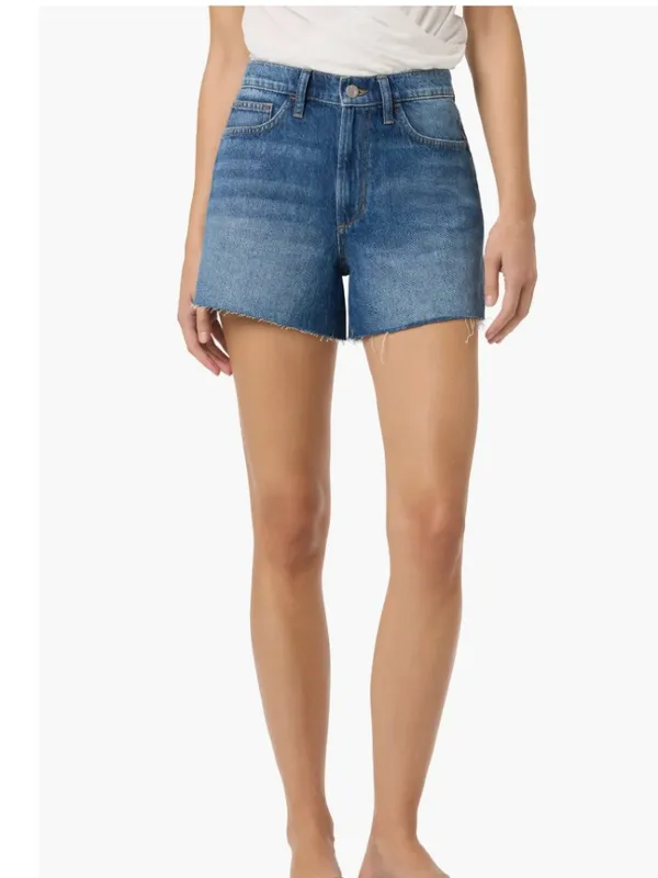 NWT $170 Joe's Raw Hem High Waist Relaxed Denim Shorts 30, DIXIE - Image 3