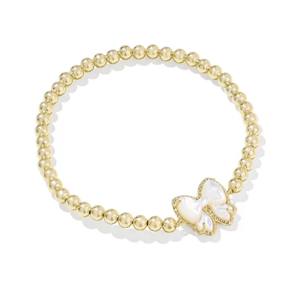 Kendra Scott Haley Bow Gold Pendant Earrings and Necklace - Image 8
