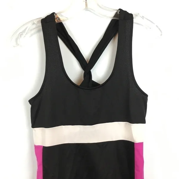 AERIE Fit Workout Criss Cross Back Tank Top Size M - Image 2