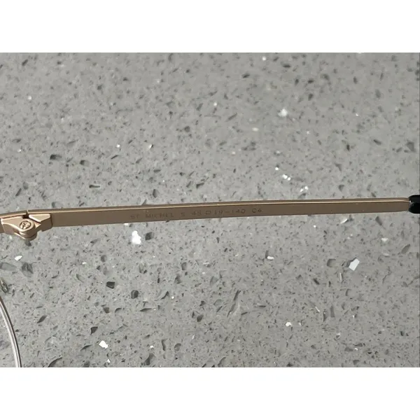 Eyebuydirect St Michel S 48-19-140 C4 Gold Metal Eyeglasses FRAMES ONLY Round - Image 5