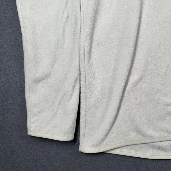 The North Face Fleece Sweater Womens Medium White 1/4 Zip Mock Neck Pullover - Image 3