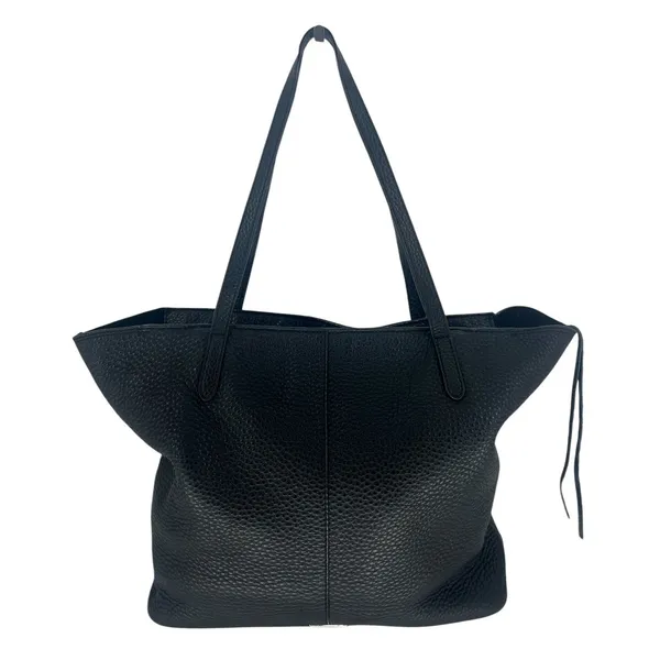 Rebecca Minkoff Unlined Front‎ Pocket Leather Tote Black Studded - Image 5