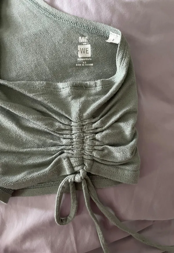 PacSun Green one shoulder top - Image 3