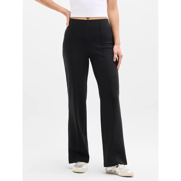 S Athleta All Ways High Rise Bootcut Pant Trouser Black 28" Inseam Stretch Small - Image 8