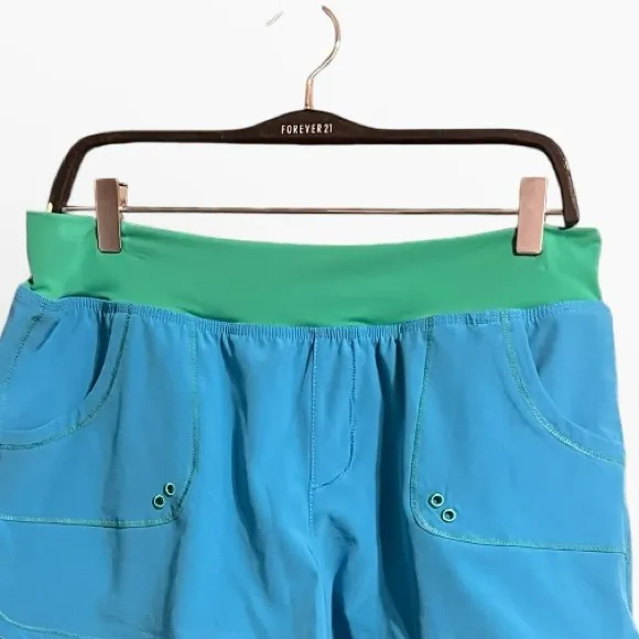 Prana‎ Millie Boardshort in Vivid Blue and Green Size Large - Image 4