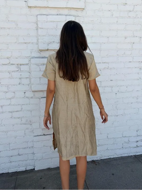 Anthropologie green & orange floral print boho tunic/ dress - fits sz s-L #festivalvibes #boho #summer #eurosummer - Image 4