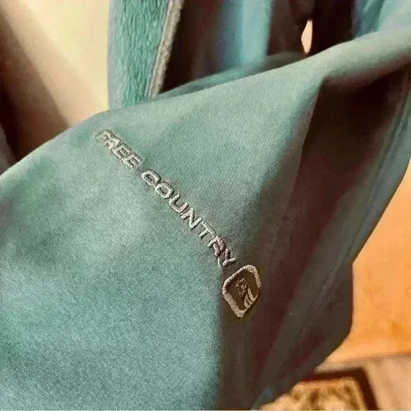 Free Country Teal Utility Jacket - Image 7
