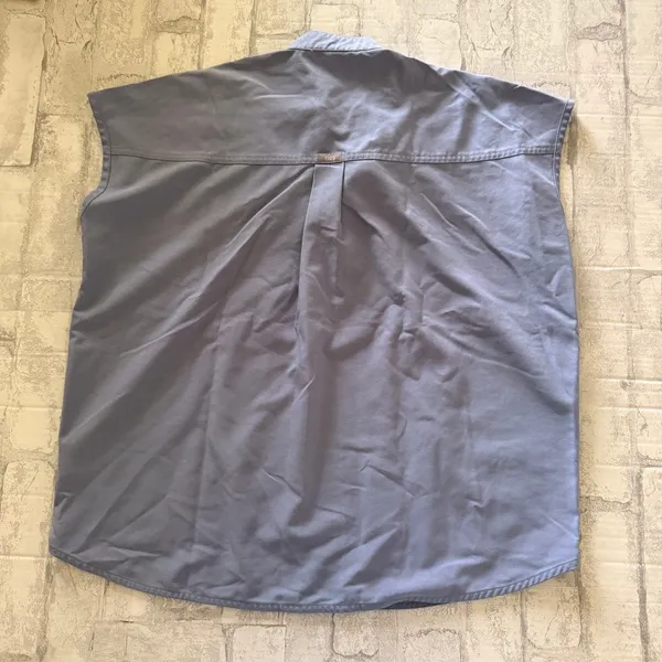 Figs Rafaela Oversized Mandarin Collar Utility Gorpcore Medical Scrub Top Sz S - Image 2