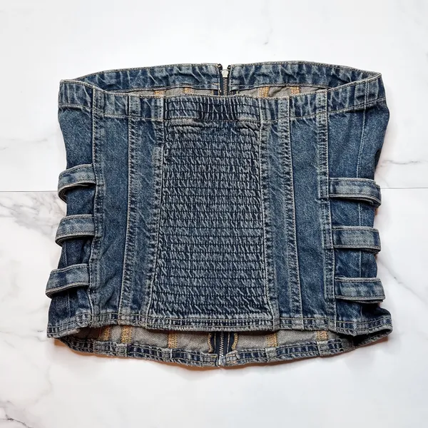 Zara Denim Top - Image 3