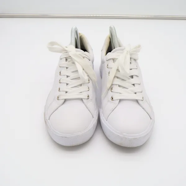 Nine West Layna Womens US 8M Trainers Shoes White Leather Athletic Sneakers - Image 13