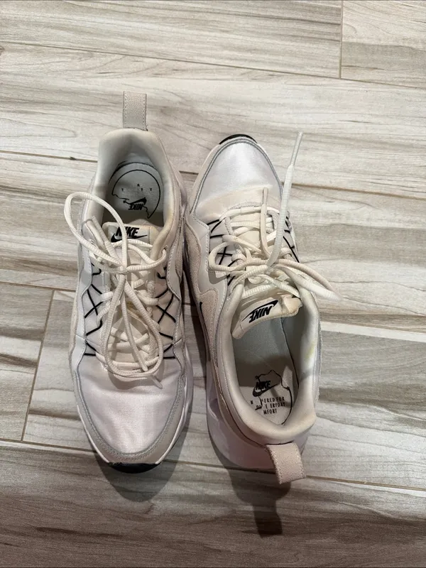 Nike White and Cream Chunky Sneakers RYZ Size 11.5 - Image 6