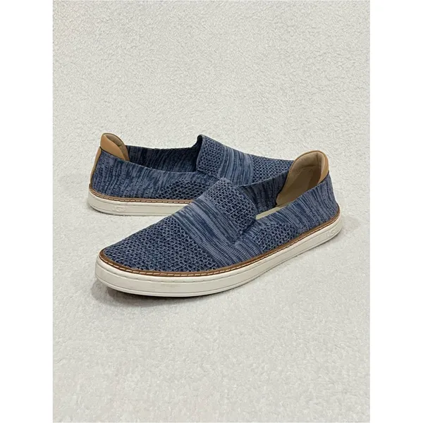 UGG Sammy Navy Heather Knit Slip On Sneakers Size 9 - Image 5
