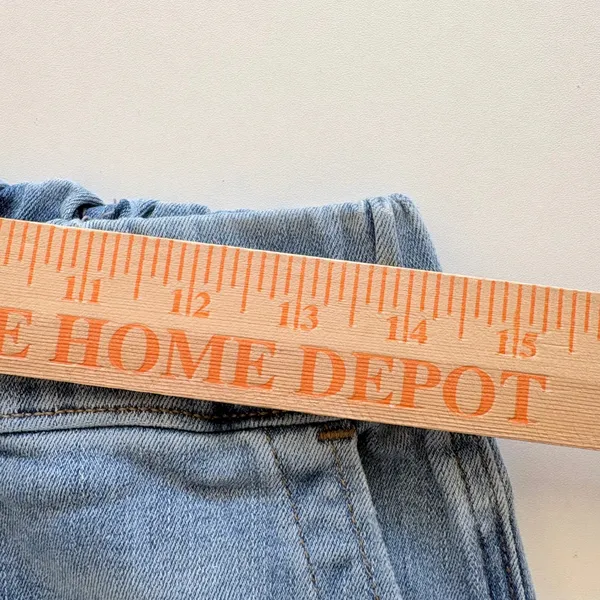 Madewell Pull-On Utility Jeans Women Size S Light Blue Elastic‎ Waist DM4635 - Image 7