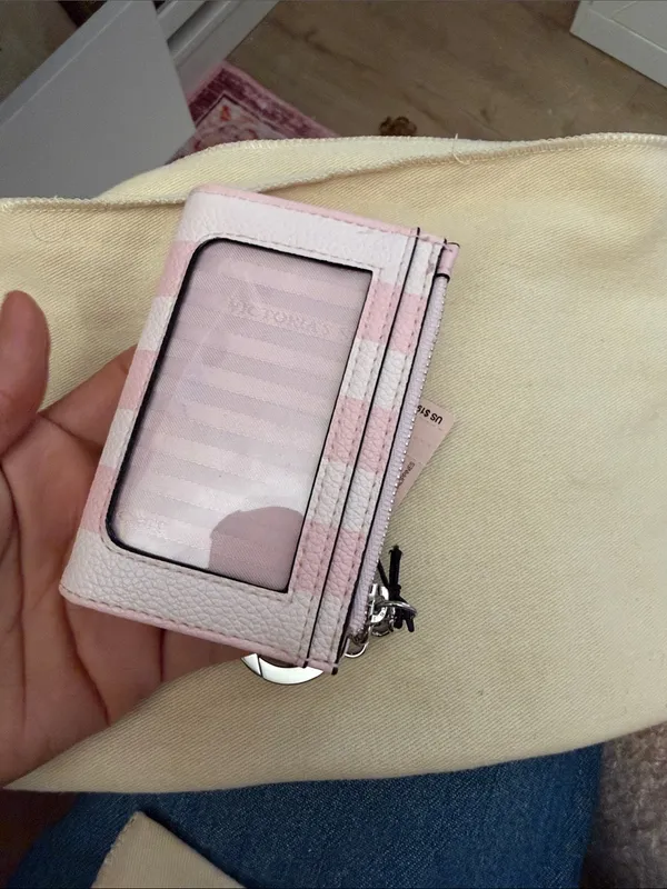 Vs Pink Cardholder Keychain Wallet signature logo - Image 4