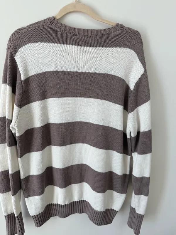 brandy melville striped oversized sweater - Image 2