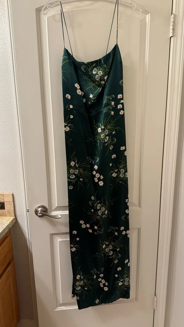 Reformation Floral Frankie Silk Maxi Dress - Image 2