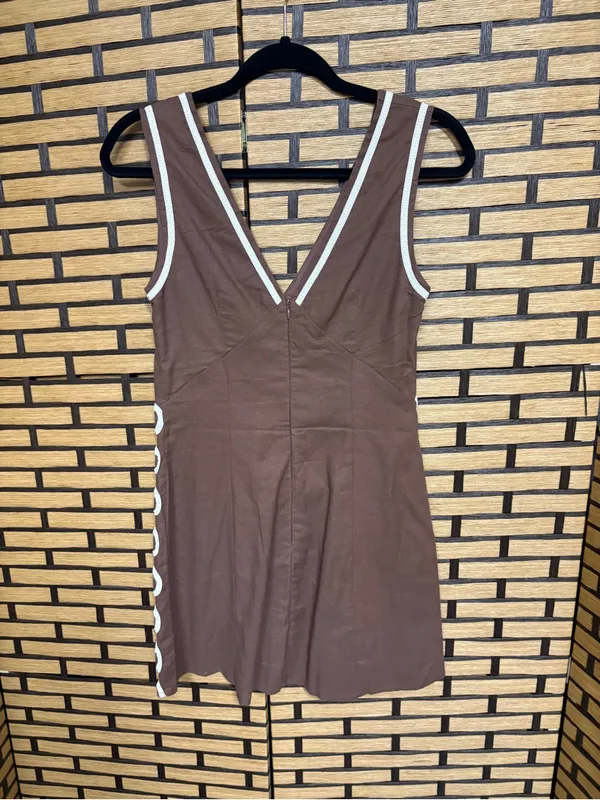 Petal & Pup Alexa Brown Dress Size Small - Image 3