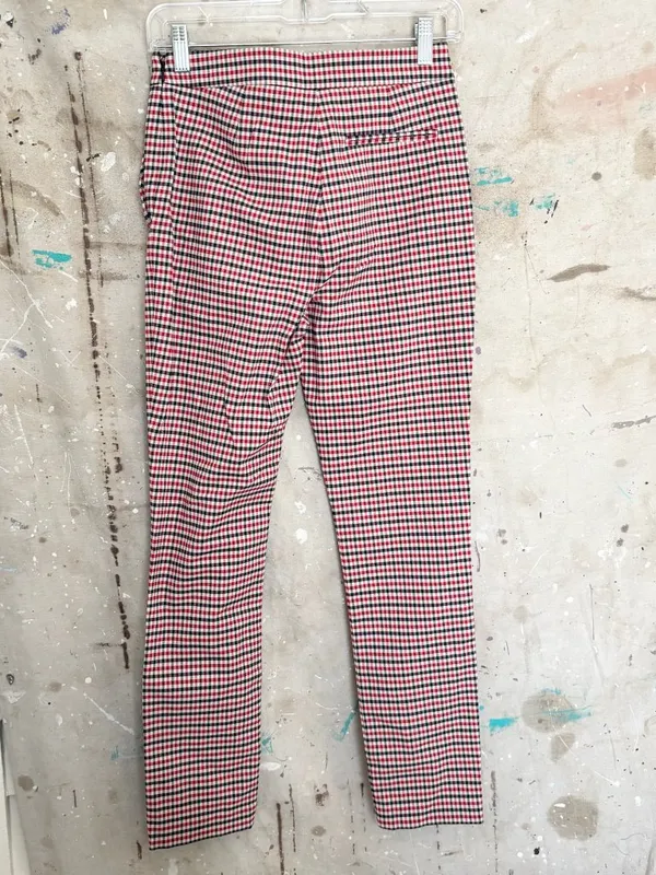 Sezane Clara Trousers in Gingham - Image 5