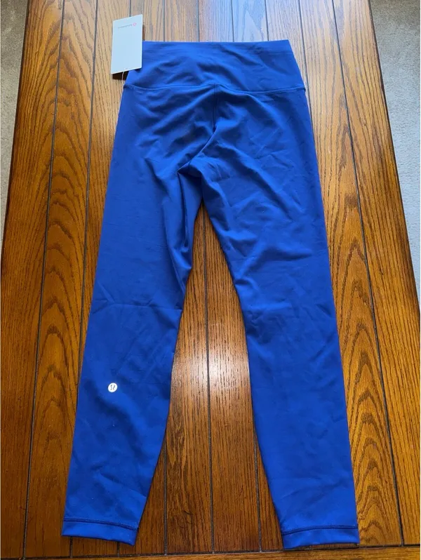 Lululemon Wunder Train No Line High Rise 25” Clubhouse Blue Size 8 NWT - Image 3
