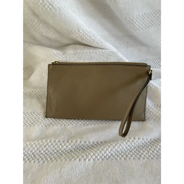 Michael Kors Tan Clutch Wristlet - Image 2