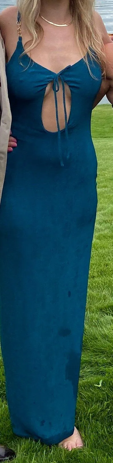 Blue Long Dress Size 4 - Image 2