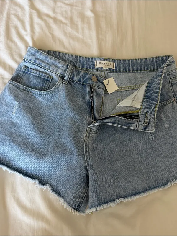 Harper heritage denim shorts - Image 2