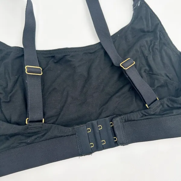 Lively Womens‎ Everyday Wireless Buttery Soft T-Shirt Bra Size M Black - Image 2