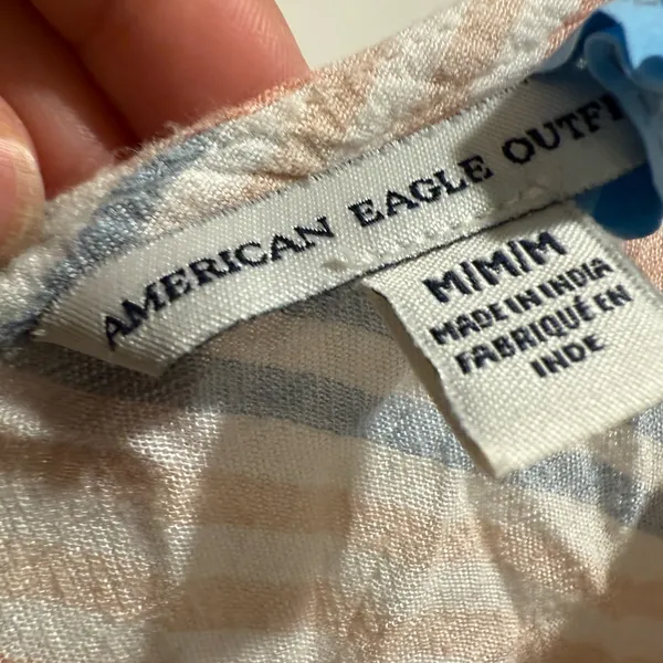 American Eagle Striped V-Neck‎ Romper Size M - Image 4