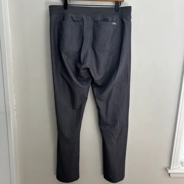 - Livingston Basic Scrub Pants Graphite Medical Doctor Nurse Tall - Image 4