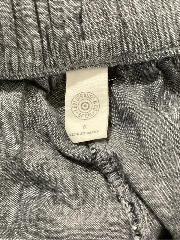 Levi Strauss & Co For Target Chambray Striped Lounge Pants Size Small - Image 6