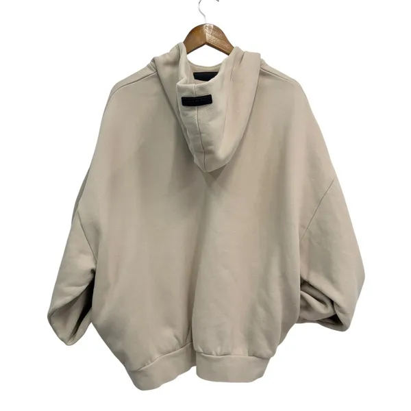 Fear of God Essential Logo-print Hoodie in Neutral size Large - Image 6