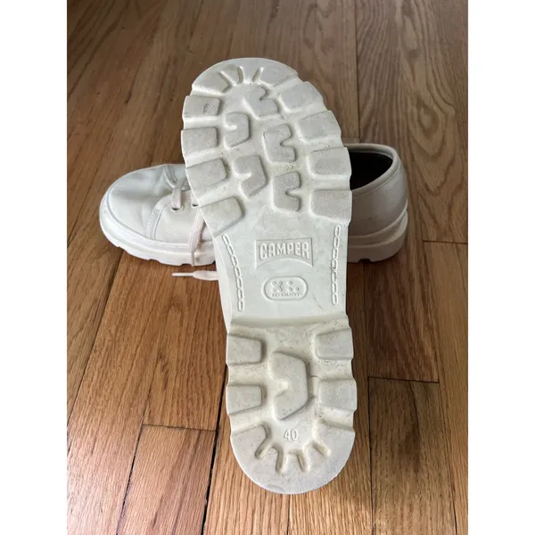 CAMPER Off White 40 BRUTUS sneaker Y2k Platform‎ Size 10 - Image 5