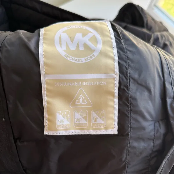 Michael Kors Quilted Hooded Jacket Size Medium - Image 9