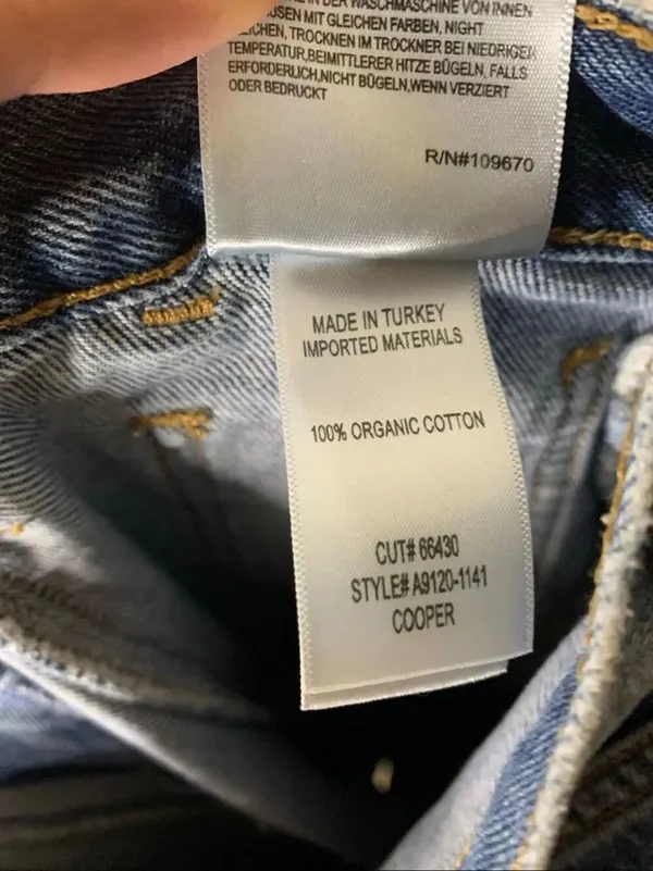 AGOLDE Cooper Cargo jeans women's size 27 - Image 5