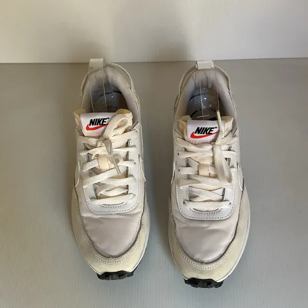 Nike Waffle Debut Women’s Sneakers Size 6.5 Beige Pink Gray Retro Running Shoes - Image 4
