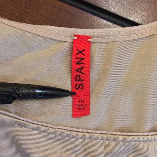 Spanx shapewear 2 pieces nude-colored camisole and matching mid-thigh shaper sho - Image 3