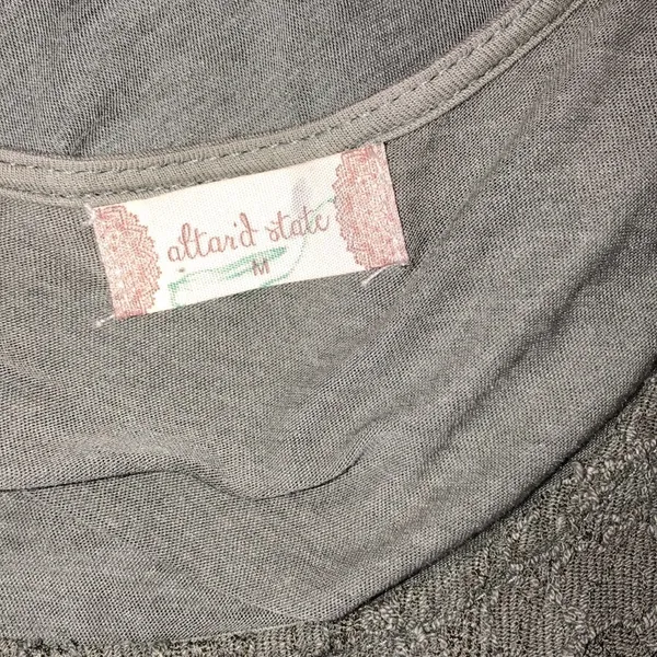 Altar'd State size medium olive green boho top - Image 5