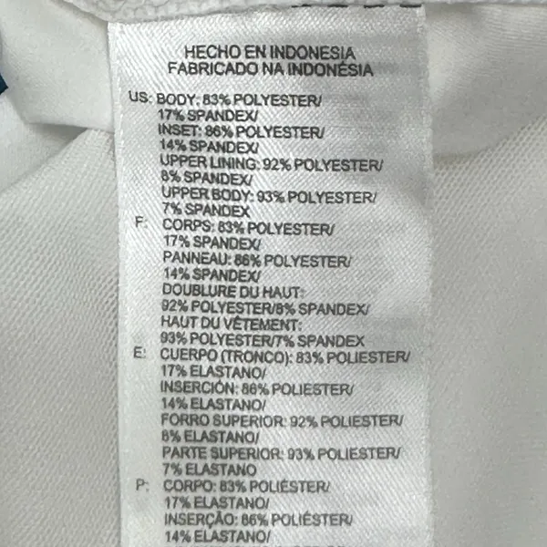 Reebok Womens Slim‎ Fit Retro Active Tennis Dress Size XL White Athleisure Golf - Image 8